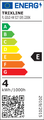 Dekoračná LED žiarovka FILAMENT Trixline 4W 440lm G95 E27 teplá biela