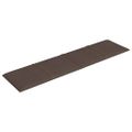 vidaXL Nástenné panely 12 ks sivohnedé 60x15 cm látkové 1,08 m²
