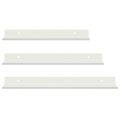 vidaXL Závesná polica 3 ks Biely 40 x 9 x 2,5 cm Oceľ