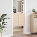 vidaXL Kladivové dvere 2 ks 80 x 40 cm Borovicový masív Prírodná