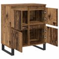 vidaXL Servírovacia skriňa Staré drevo 60 x 35 x 70 cm