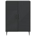 vidaXL Servírovacia skriňa Čierna 66 x 34,5 x 89,5 cm Kompozitné drevo