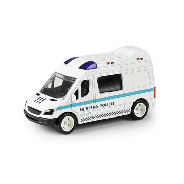 Kovové auto Mestská polícia Ostrava 7 cm