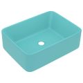 vidaXL Luxusné umývadlo matné bledozelené 41x30x12 cm keramické