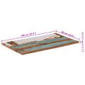 vidaXL Obdĺžniková stolová doska 60x100cm, 25-27 mm, recyklovaný masív