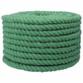 vidaXL Bavlnený povraz 24 mm 25 m Zelená 100% bavlna