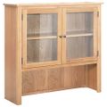 vidaXL Sada príborníka a kredenca z dubového dreva 112x33,5x175 cm