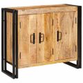 vidaXL Servírovacia skriňa Hnedá 80 x 33 x 70 cm mangový masív