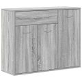 vidaXL Komoda sivý dub sonoma 88x30x70 cm spracované drevo