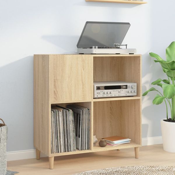 vidaXL Skrinka na platne dub sonoma 84,5x38x89 cm kompozitné drevo