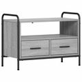 vidaXL TV skrinka 67,5 x 33 x 50 cm Sivý Sonoma Kompozitné drevo
