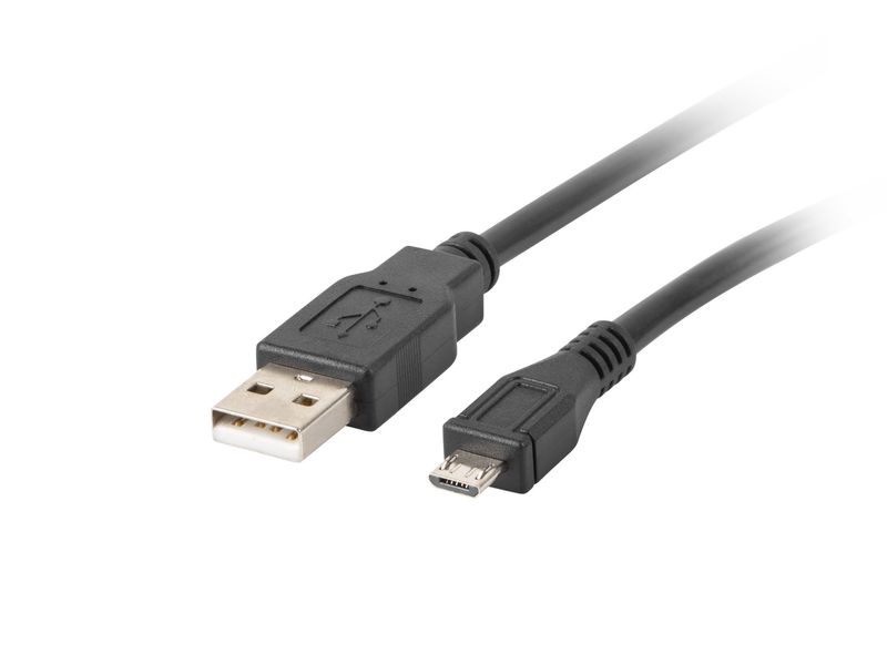 LANBERG Kábel USB 2.0 AM/Micro, 1m, čierny