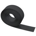 vidaXL Záhradné obruby 5 ks čierne 10 m 20 cm polyetylén