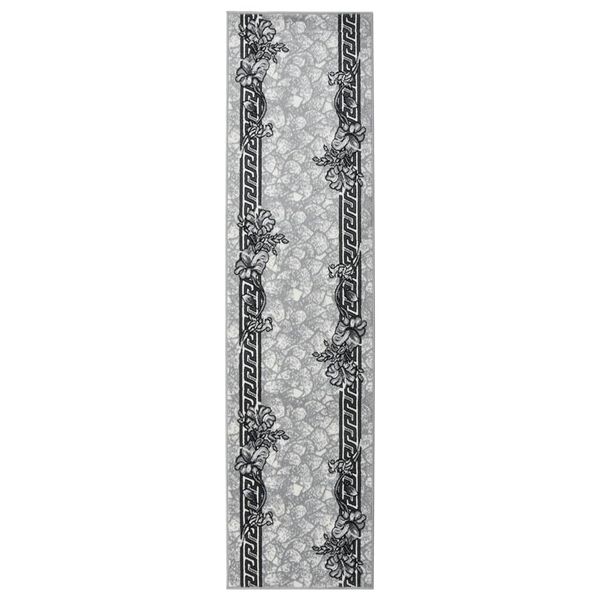vidaXL Koberec behúň BCF sivý 80x350 cm