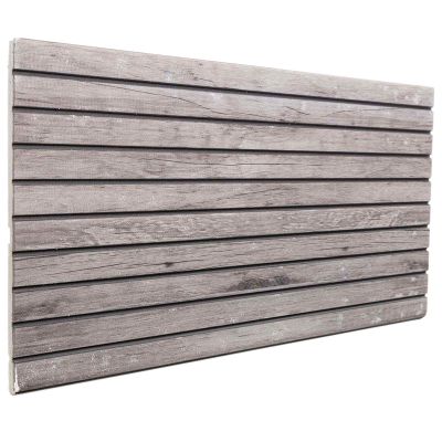 vidaXL Nástenné panely 5 pcs Biely 100 x 50 cm EPS pena