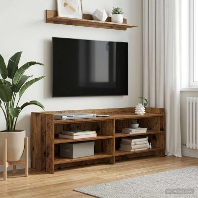 vidaXL TV skrinka 135 x 33 x 47 cm Staré drevo Kompozitné drevo