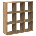 vidaXL Rozdeľovacia knižnica dub artisan 102x29x103,5 cm kompoz.drevo