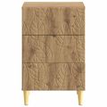 vidaXL Nočný stolík Dub artisan 43 x 39,5 x 66,5 cm Kompozitné drevo