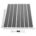 vidaXL Sada plotových panelov WPC 699x146 cm sivá