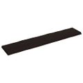 vidaXL Stolová doska tmavohnedá 200x40x(2-6)cm ošetrený masív hrany