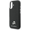 Puzdro Karl Lagerfeld pre iPhone 17 6,3" HC MAGSAFE PU FW W/ K&C HEAD PIN BLACK