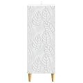 vidaXL Servírovacia skriňa Biela 33 x 34,5 x 90 cm Kompozitné drevo