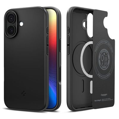 Puzdro Spigen Thin Fit Mag Magsafe pre iPhone 17 čierna