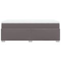vidaXL Boxspring posteľ s matracom sivá 100x200 cm umelá koža