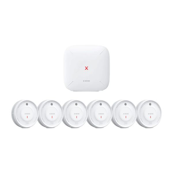 Súprava detektora dymu a základnej stanice X-SENSE XS0D-MR61