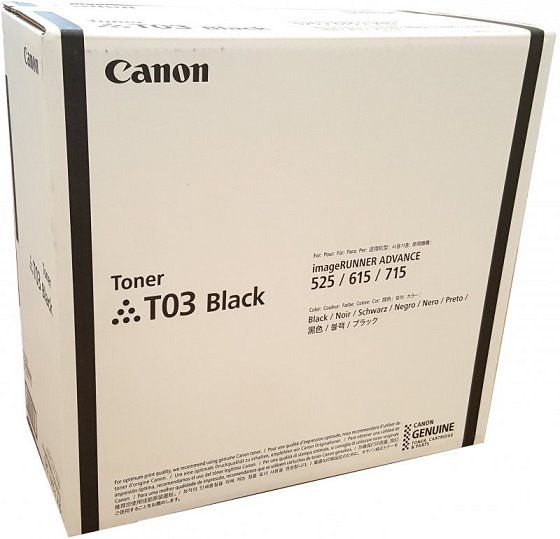 toner CANON T03 black iR A525i/A529i/A615i/A619i/A715i/A719i (51500 str.)