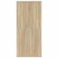 vidaXL Skriňa na topánky 80 x 39 x 178 cm Kompozitné drevo Sonoma dub