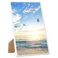 vidaXL Fotorámiky na stôl, koláž 5 ks, biele 21x29,7 cm, MDF