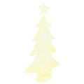vidaXL Vianočný stromček 160 LED Teplá biela 150 cm Akryl