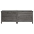 vidaXL Záhradný úložný box, antracitový 150x50x56,5 cm, jedľový masív