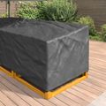 vidaXL Obal na nábytok 270 x 270 x 80 cm 420D Oxford tkanina Tvar L