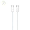 T-phox kábel CC15 séria usb-c/usb-c 60W 3A 2M biela