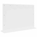 vidaXL Toaletné zrkadlo Biela 80 x 15 x 18 cm Obdĺžnikový