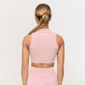 Bezšvová športová podprsenka Fierce Baby Pink - GymBeam, veľkosť XS
