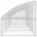 vidaXL Psí kennel 4 ks Strieborná 8 x 2 x 2 m Pozinkovaná oceľ