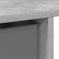vidaXL Stôl Betónová šedá 100 x 40 x 75 cm Kompozitné drevo