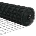 vidaXL Európsky plot s hrotmi 50 x 0,6 m PVC potiahnutá oceľ Sivá