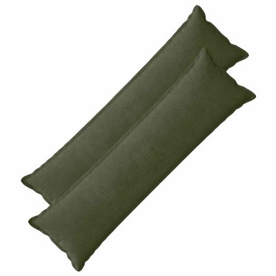 vidaXL Poťah na podložku 2 ks HOUTEN Zelená 40 x 145 cm manšestr