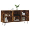 vidaXL TV skrinka dymový dub 103,5x30x50 cm spracované drevo