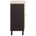 vidaXL Servírovacia skriňa Biele umývanie dokončenie 80 x 33 x 75 cm