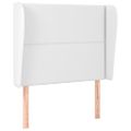 vidaXL Čelo postele so záhybmi modré 83x23x118/128 cm umelá koža