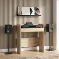 vidaXL DJ stôl Dub sonoma 62 x 45 x 102 cm Kompozitné drevo