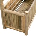 vidaXL Vyvýšený záhradný záhon s mriežkou, bambus 70 cm