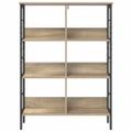 vidaXL Regál na knihy 6 úrovní 82 x 32 x 112 cm Kompozitné drevo