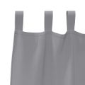 vidaXL Záclony na zatemnenie s krúžkami 2 ks Svetlosivá 225 x 140 cm