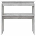 vidaXL Konzolový stolík betónový sivý 80x30x80 cm kompozitné drevo